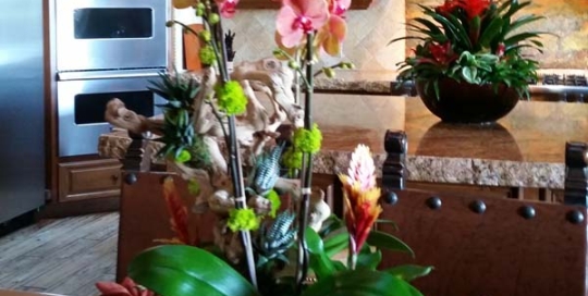 Rancho-Pacifica-Estate-Home-Indoor-Plants-Orchid-Sculpture (3)